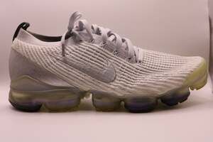 Nike Air VaporMax Flyknit 3 White Metallic Silver AJ6900-101